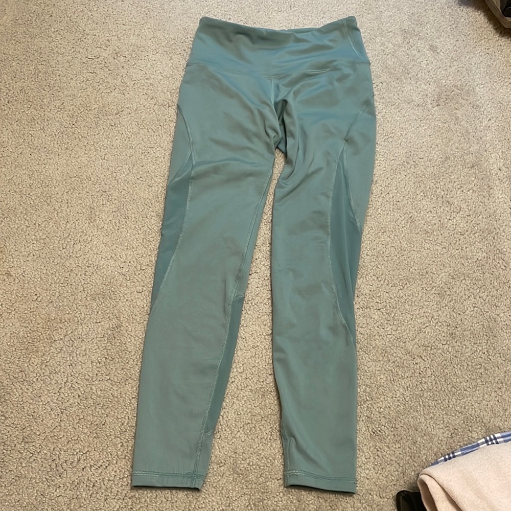 Old Navy Elevate Teal High-Waisted Leggings